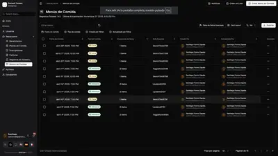 Gestión de Menús Semanales