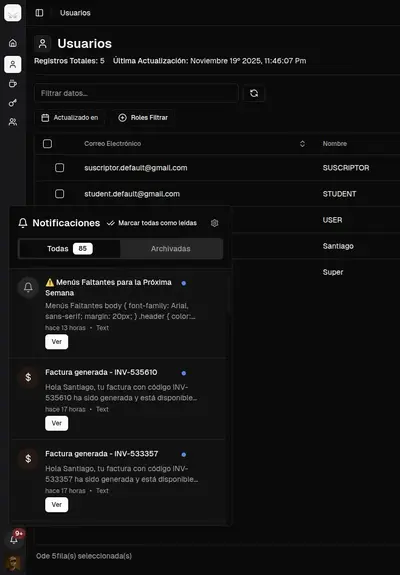 Notificaciones y Alertas Inteligentes